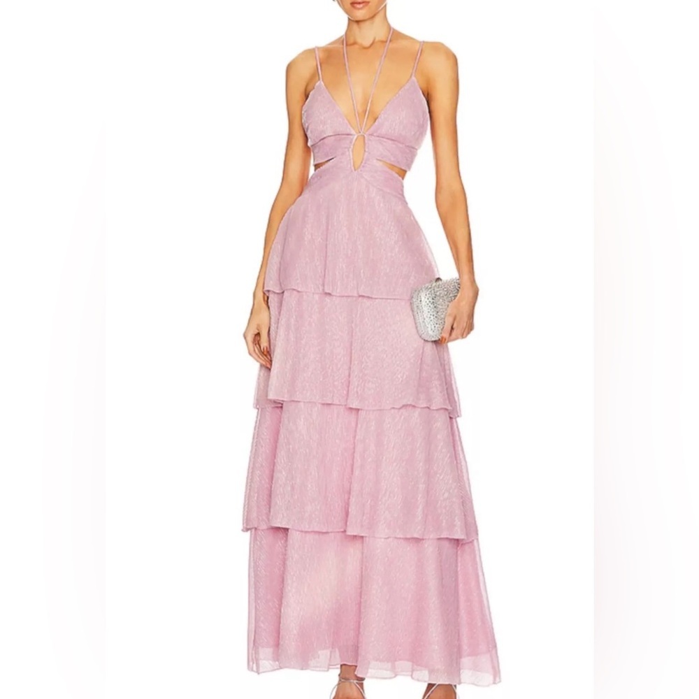 LINE & DOT - REVOLVE SONIA TIERED MAXI DRESS Size L - Picture 14 of 15